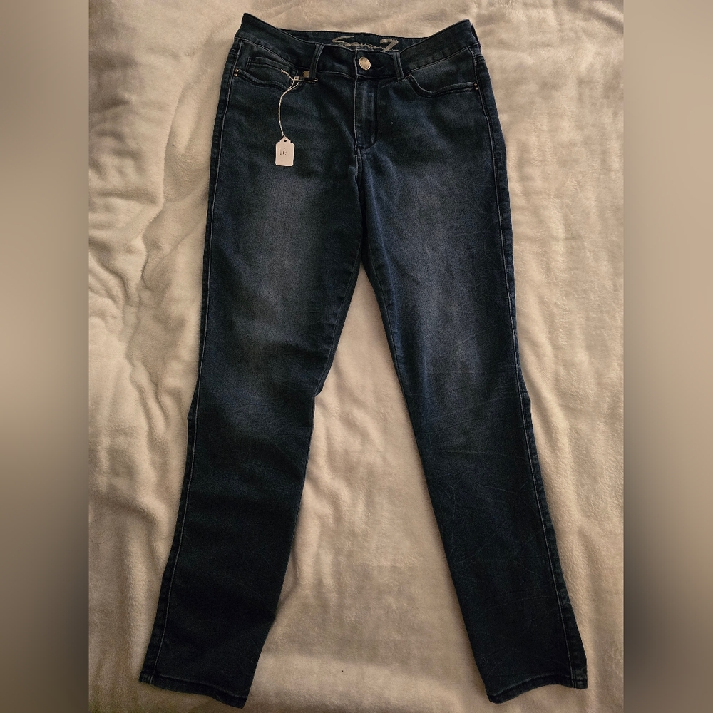 Dark Blue Denim Jeans